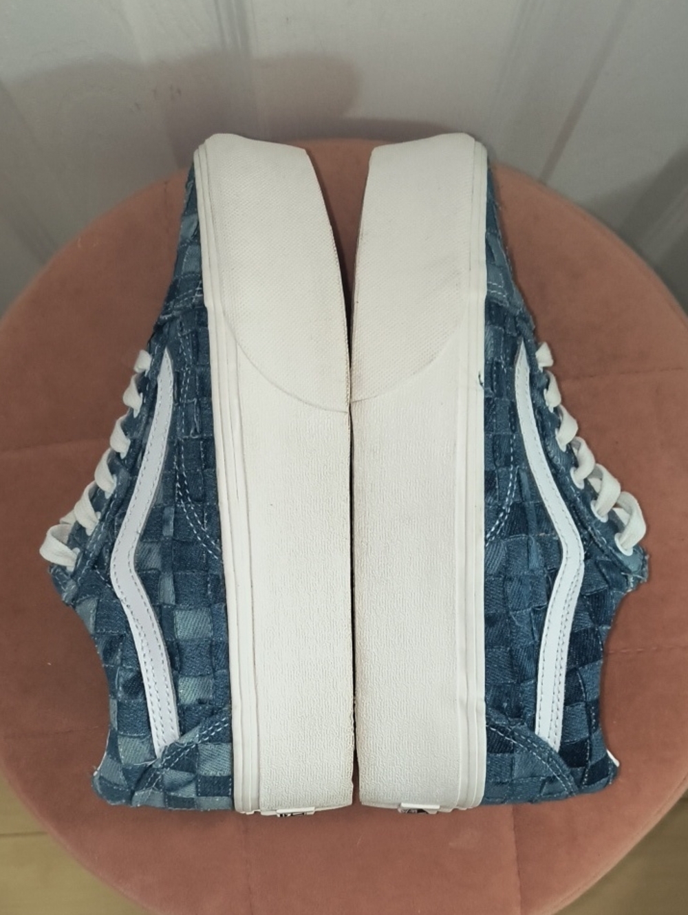 Vans Woven Old Skool Stackform Shoe Size 7 Women's - Picture 4 of 8